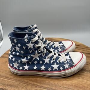 Converse All Star Shoes CTAS Womens 9.5 Canvas Midnight Stars Comfort Skate